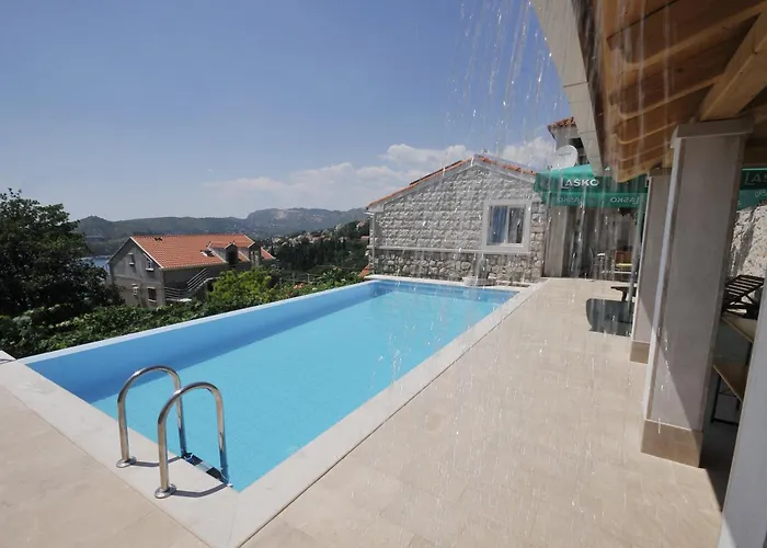 Family Friendly House With A Swimming Pool Mlini, Dubrovnik - 12828 Mlini