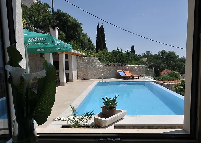 Ferienhaus Family Friendly House With A Swimming Pool Mlini, Dubrovnik - 12828 Mlini